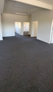 Commercial carpeting installed for an office building in Fountain Valley, California